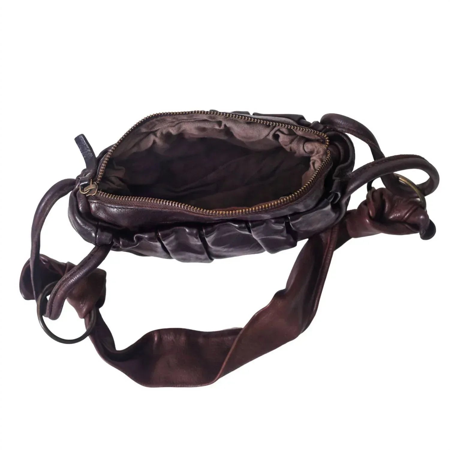 Never Mind - Women's Leather Handbag - Rack Hunt