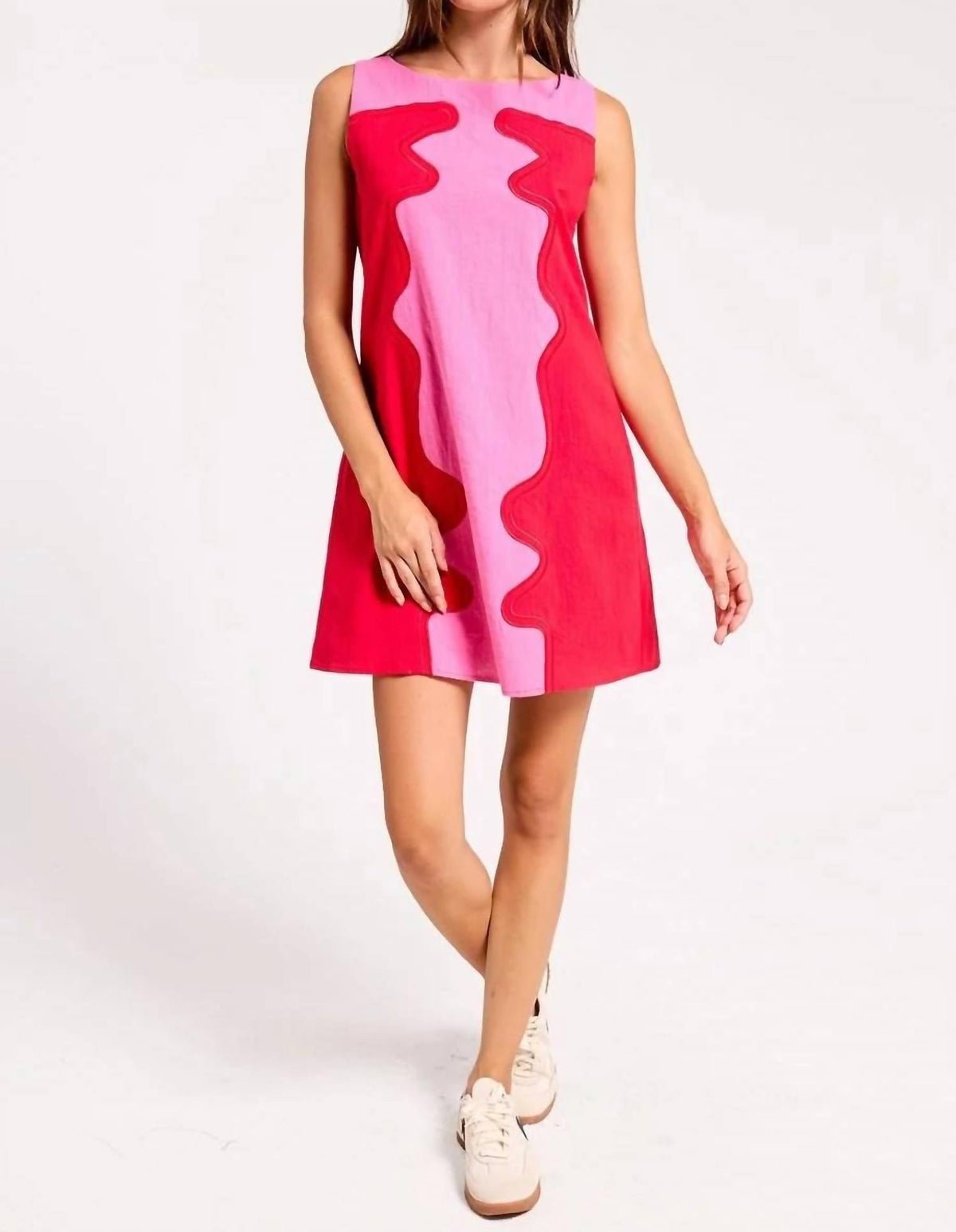 Celine Wavy Shift Dress