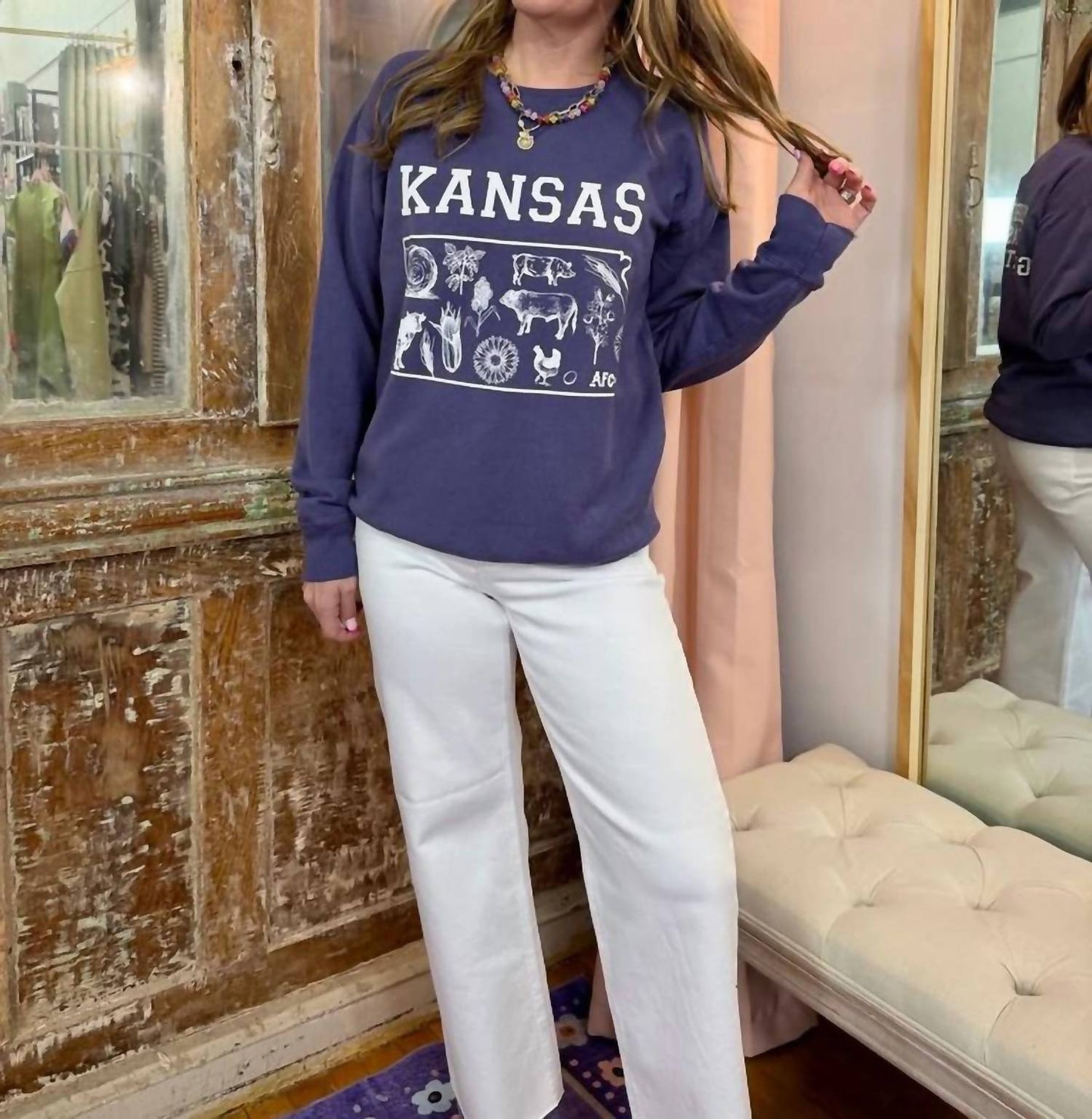 Kansas State Agriculture Crewneck Sweater