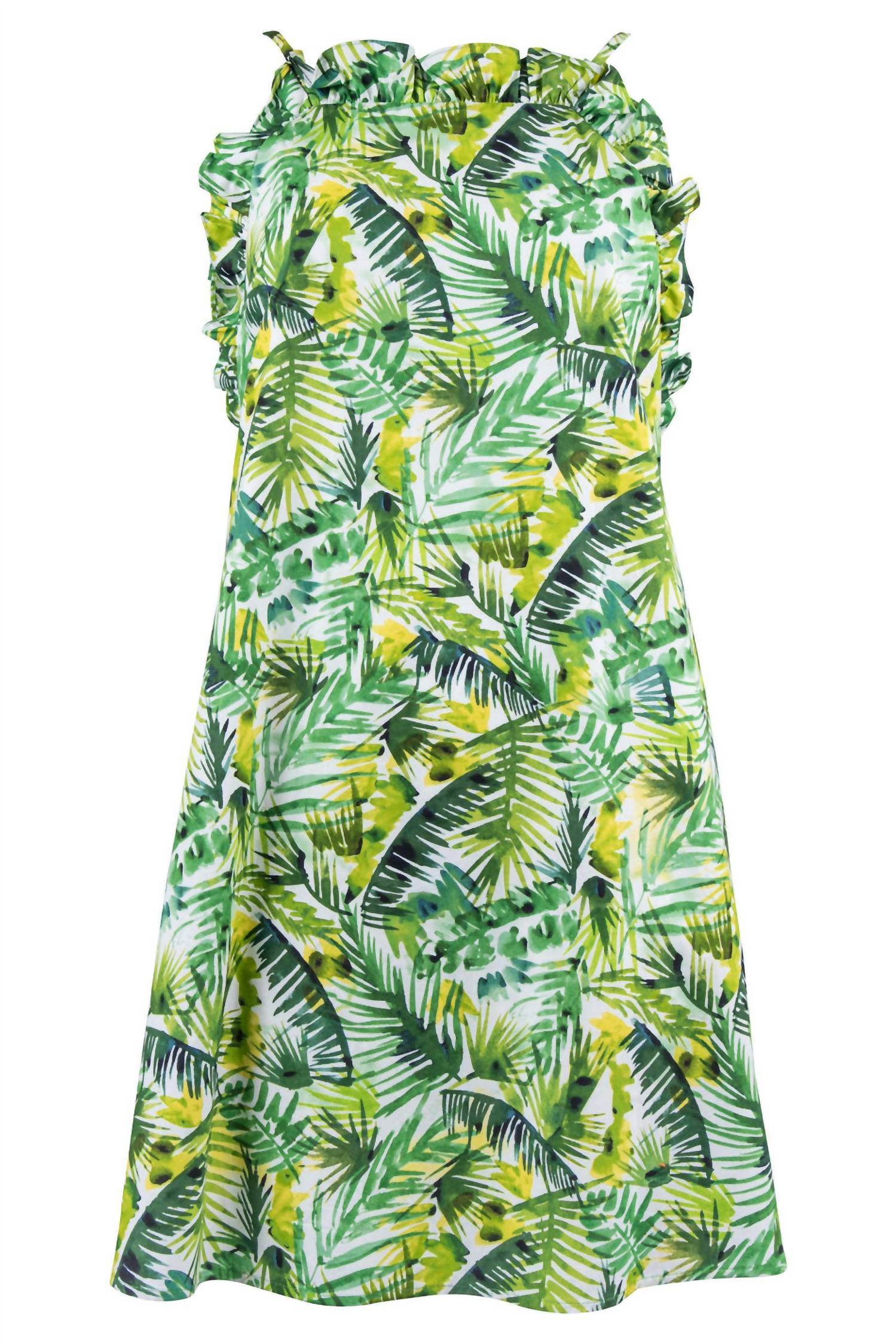 Clover and Sloane - Sleeveless Ruffle Top Knee Length Dress - Rack Hunt