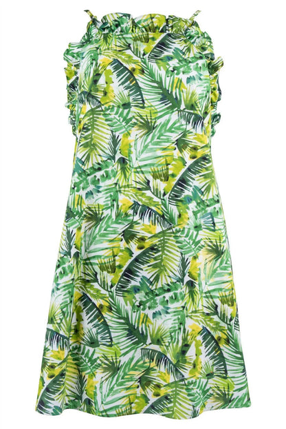 Clover and Sloane - Sleeveless Ruffle Top Knee Length Dress - Rack Hunt