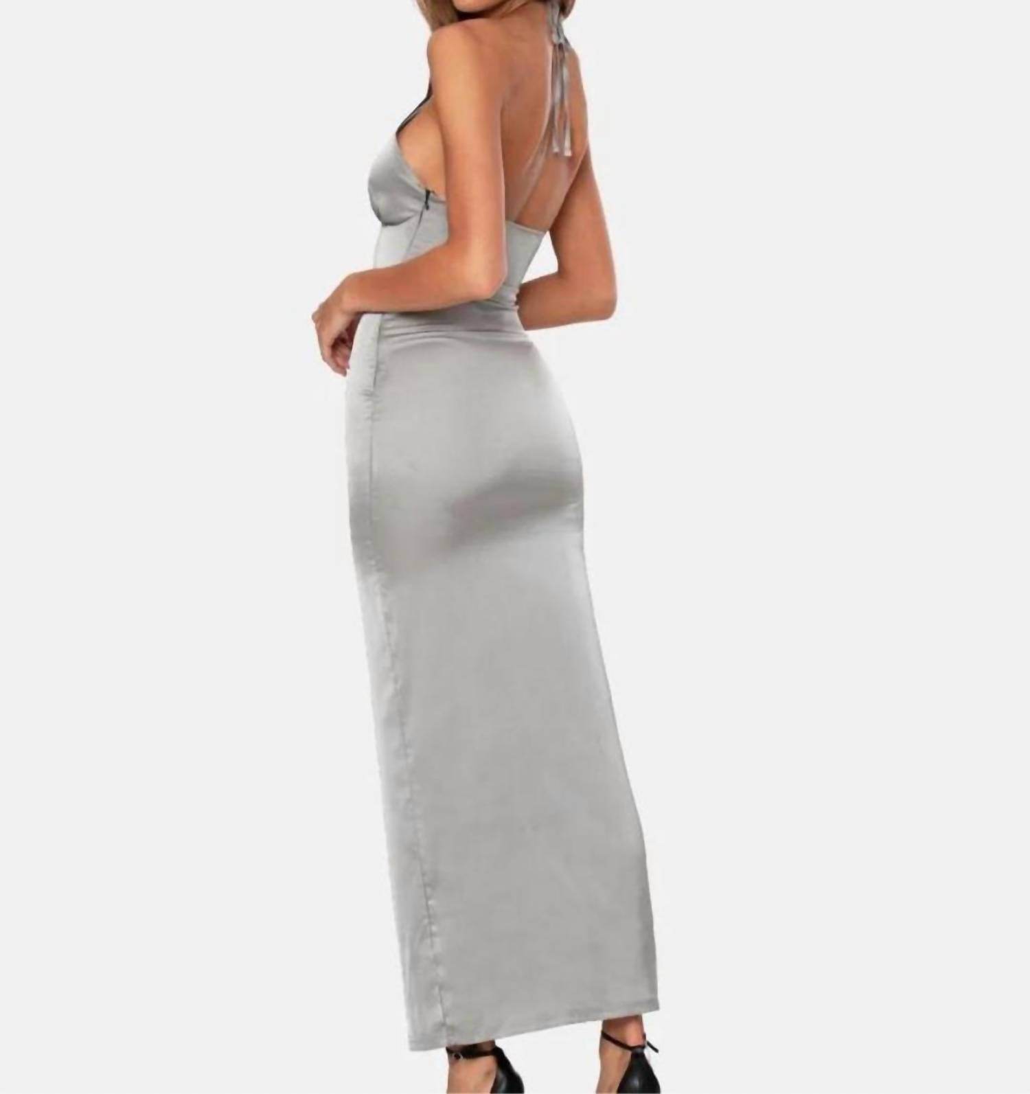OW Collection - Saga Satin Maxi Dress - Rack Hunt