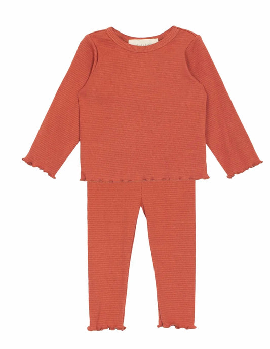Kids' Aubrey Thermal Knit 2 Piece Set