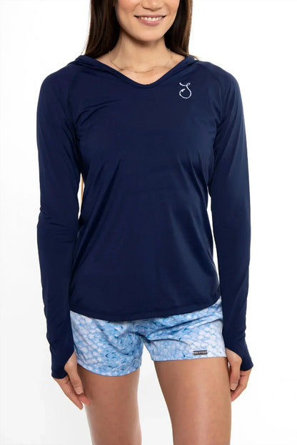 Reel Skipper - Classic Performance Uv Shirt Hoodie - Rack Hunt