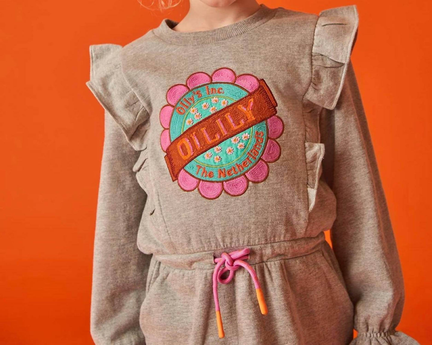 Oilily - Girl's Flower Logo Sweater Djane Dress - Rack Hunt -