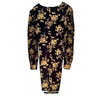 GAJE - Women's Elegant Floral Dress - Rack Hunt