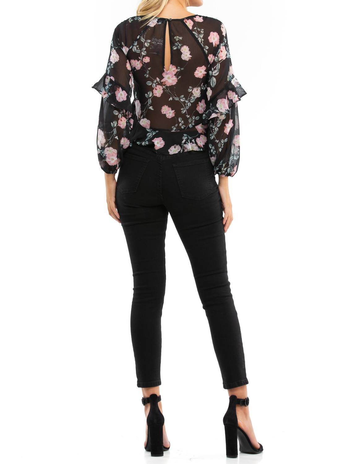 Blue Life - Tomie Ruffle Hem Long Sleeve Top - Rack Hunt -