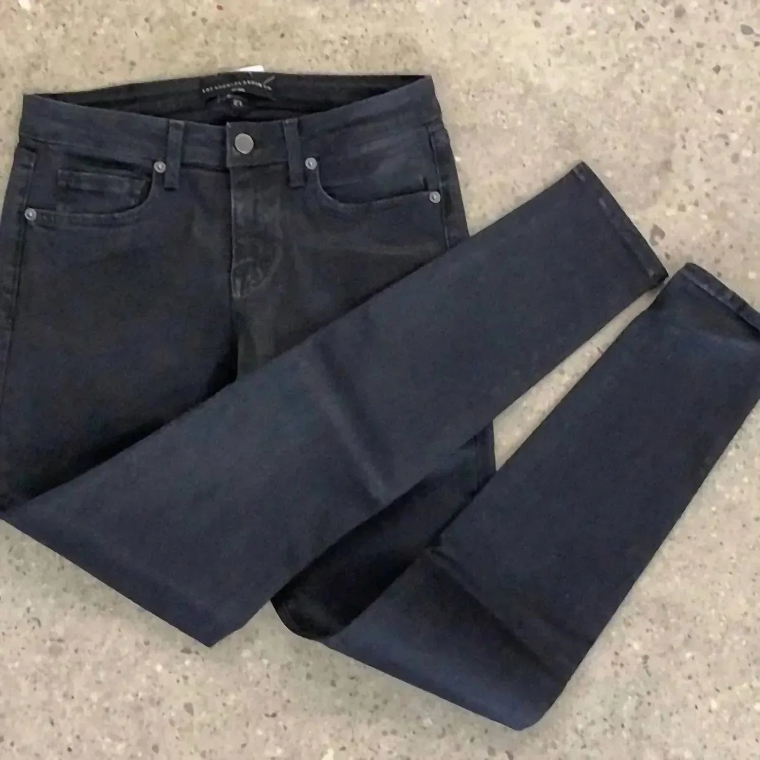 Los Angeles Denim Company - Victoria Wax Coated Skinny Jean - Rack Hunt