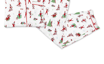 Women's The Elf On The Shelf Bamboo Pajama Set