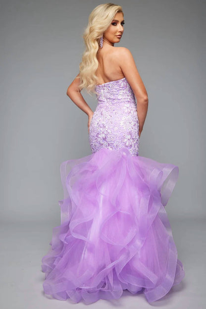 Elegant Mermaid Dress With Lace And Tulle