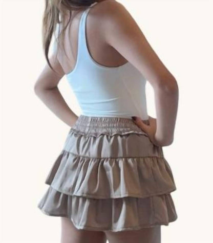 Drawstring Waist Skorts