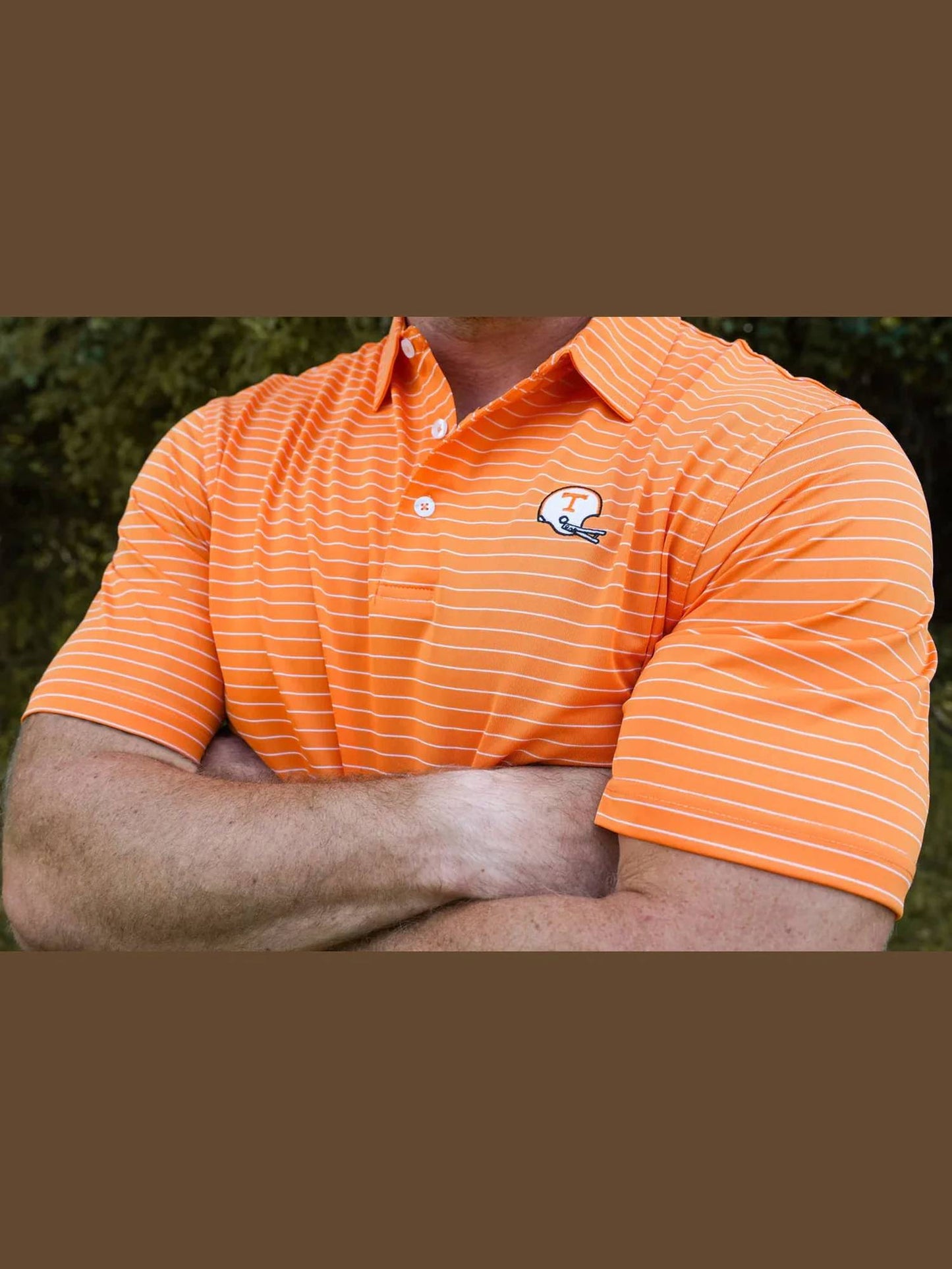 Helmet Club Stripe Polo