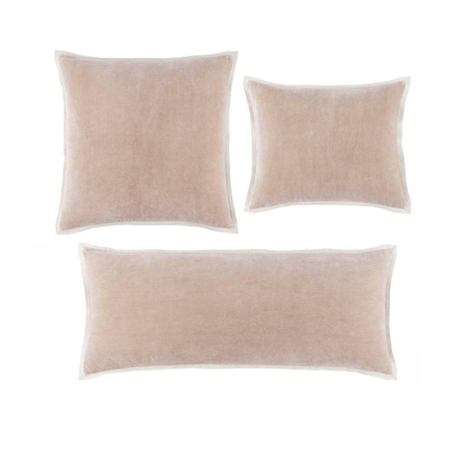 Annie Selke - Gehry Velvet / Linen Decorative Pillow - Rack Hunt -