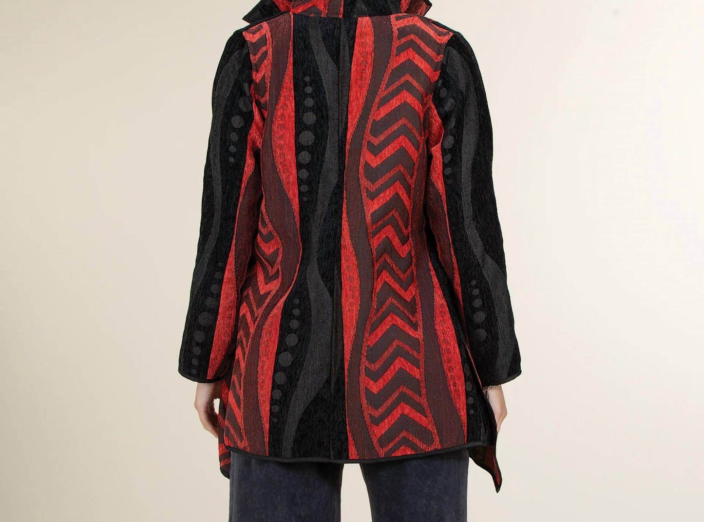 Uno Alla Volta - Reversible Abstract Patterned Jacket - Rack Hunt