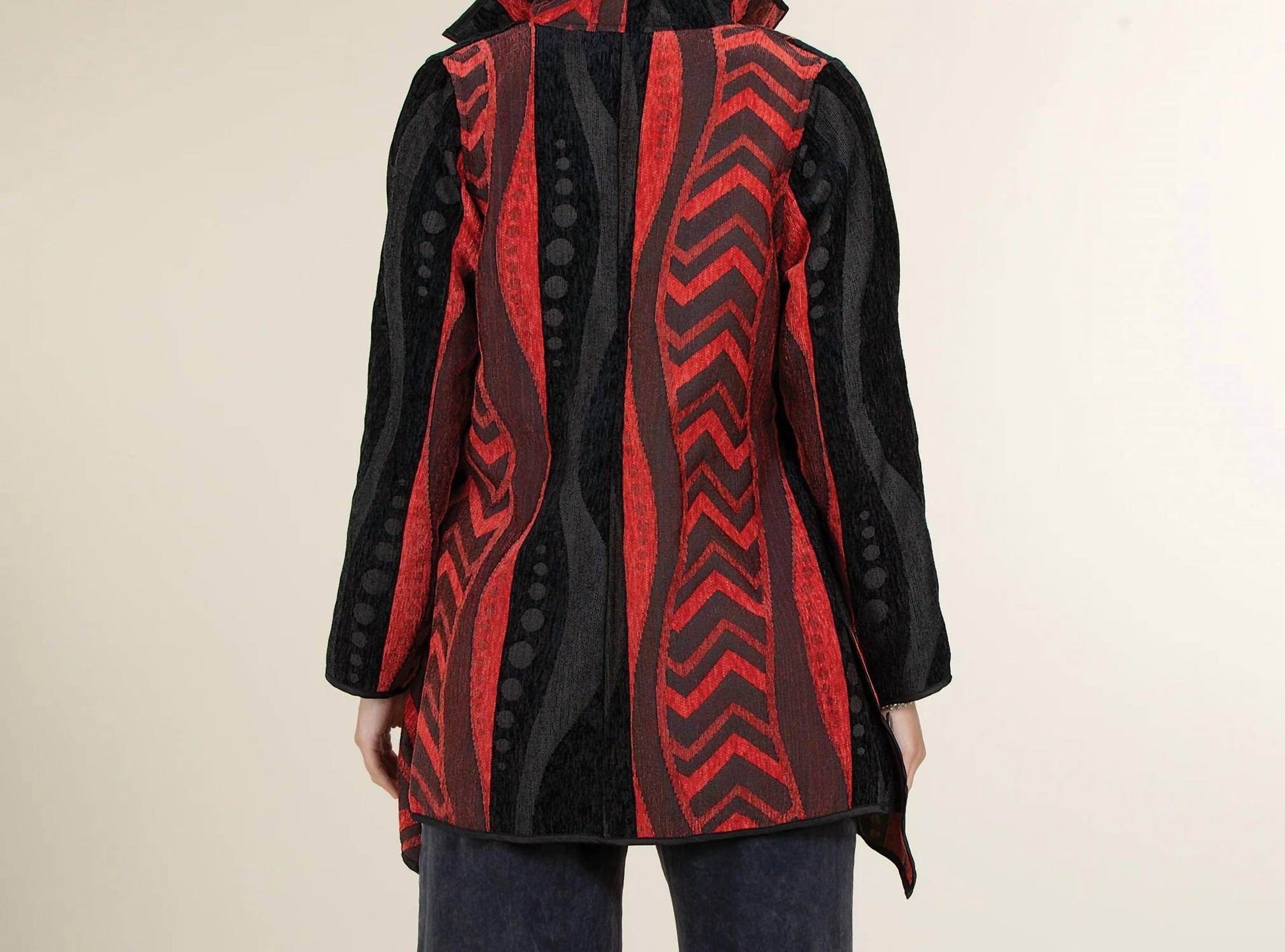 Uno Alla Volta - Reversible Abstract Patterned Jacket - Rack Hunt
