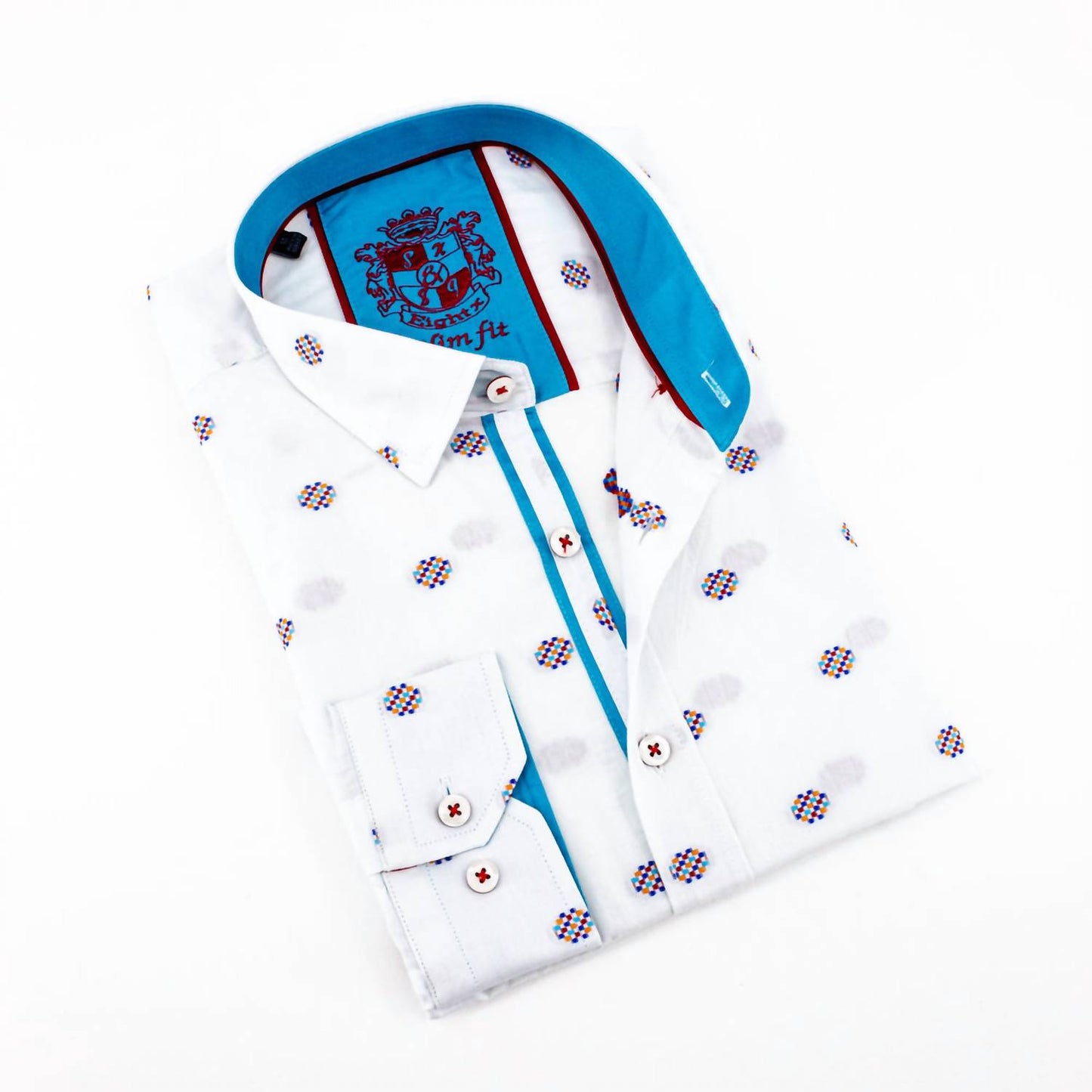 Fill Coupe Button Down Shirt With Trim