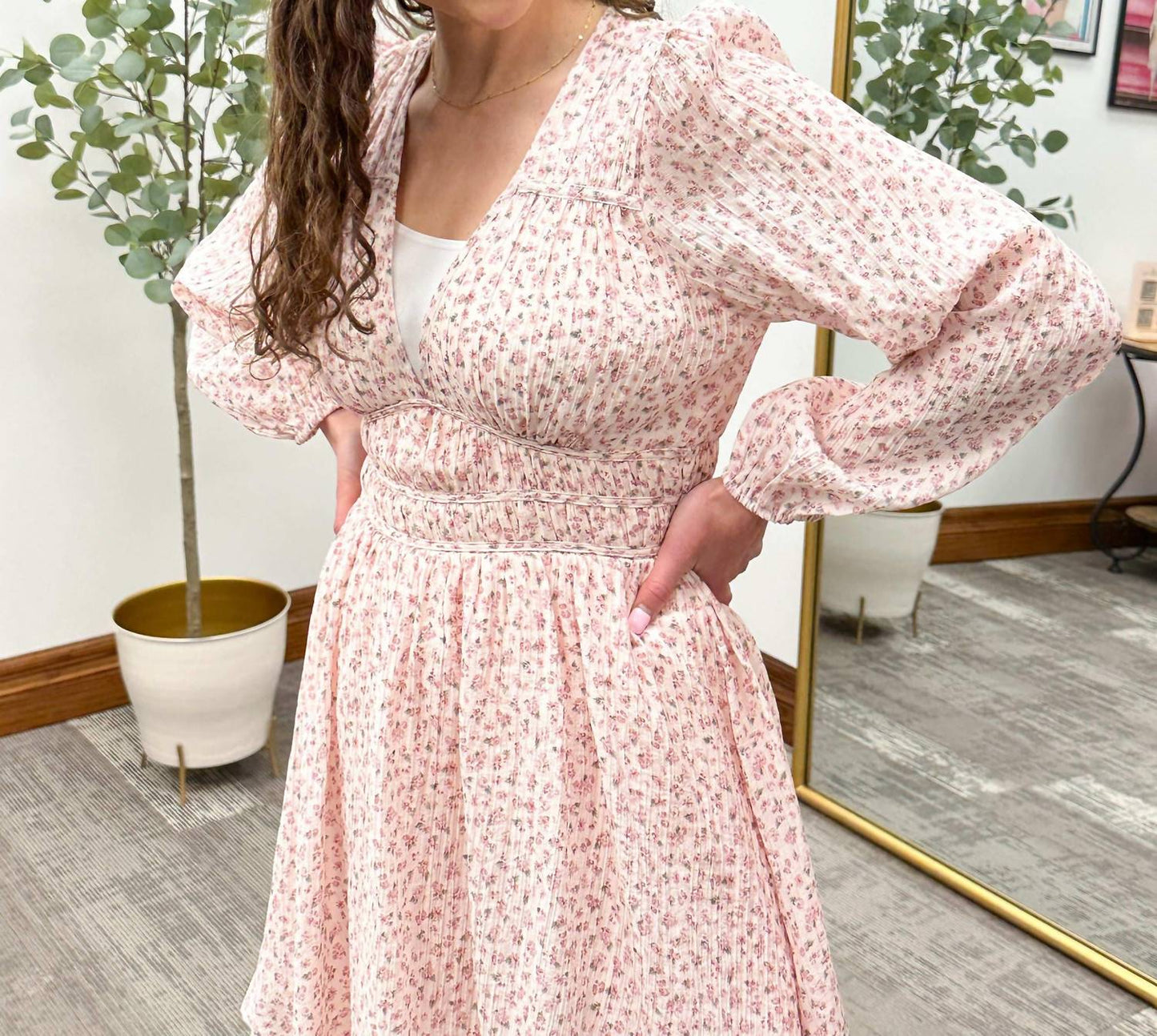Celine Floral Mini Dress