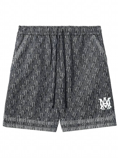 Men's Washed Jacquard Bb Shorts