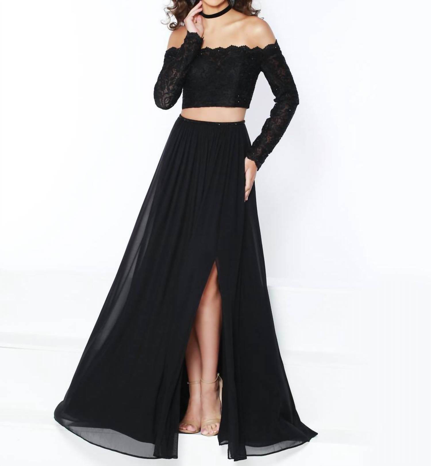 2Cute - Longsleeve Prom Dress - Rack Hunt -