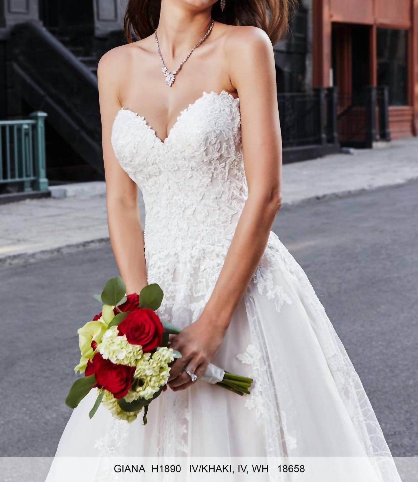 Kitty Chen Couture - Giana Lace Wedding Dress - Rack Hunt