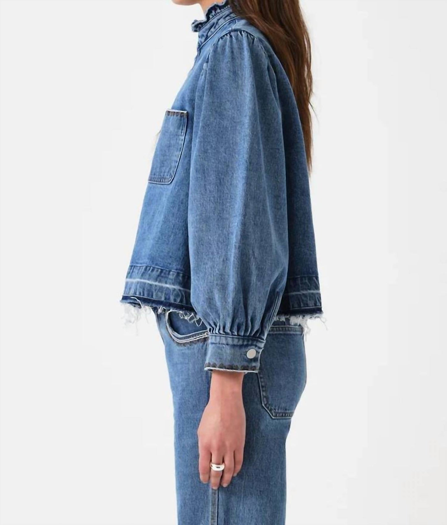Ziggy Cropped Denim Jacket