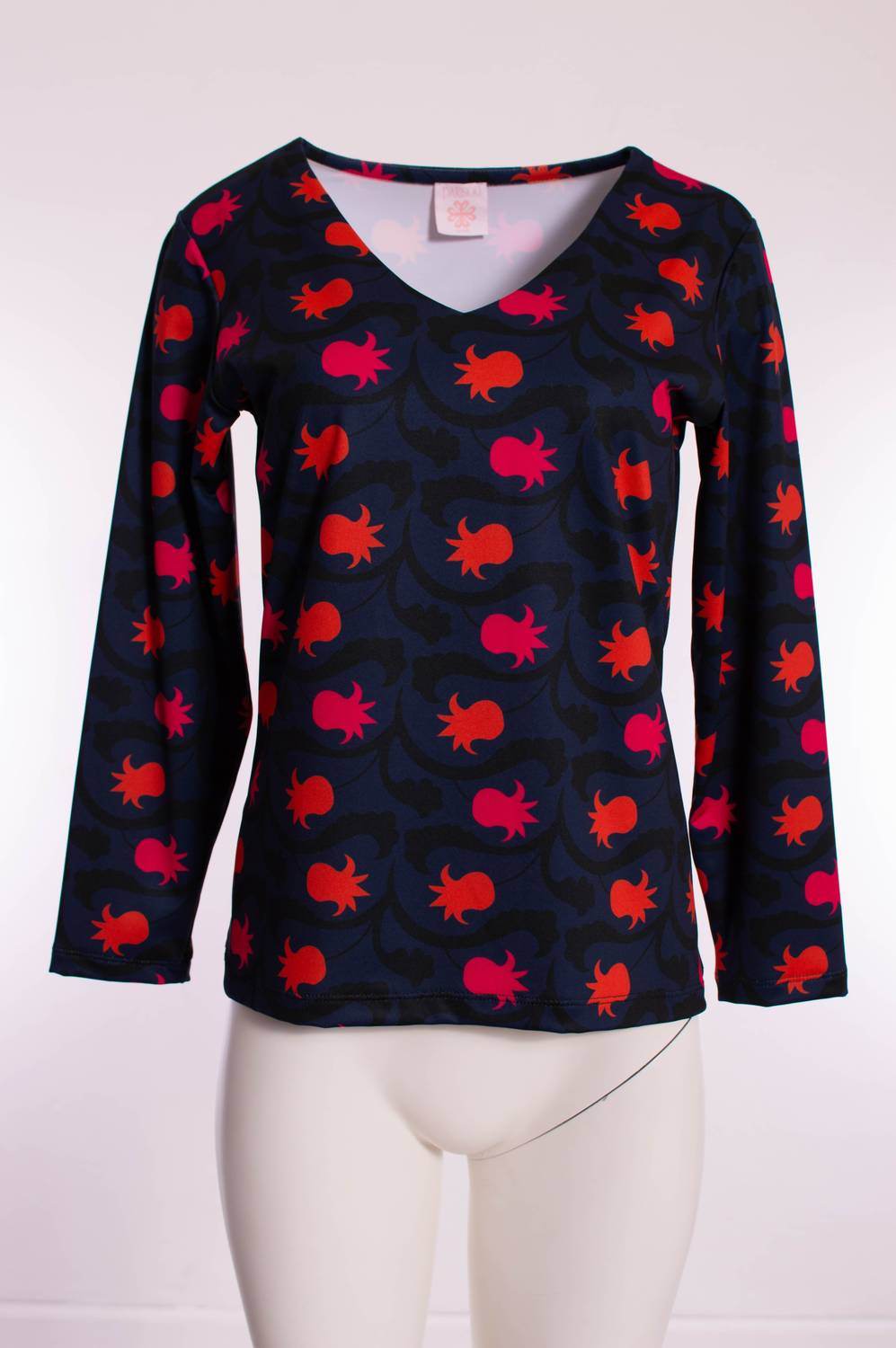 Michelle Parisou - Women's Raya V-neck Top - Rack Hunt -