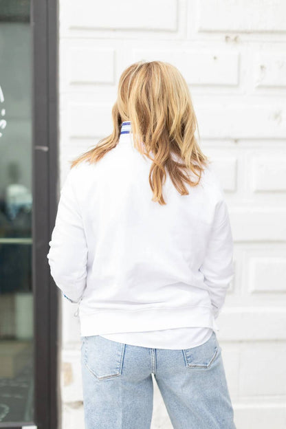 Danny Sweatshirt With Stripe Ribbon
