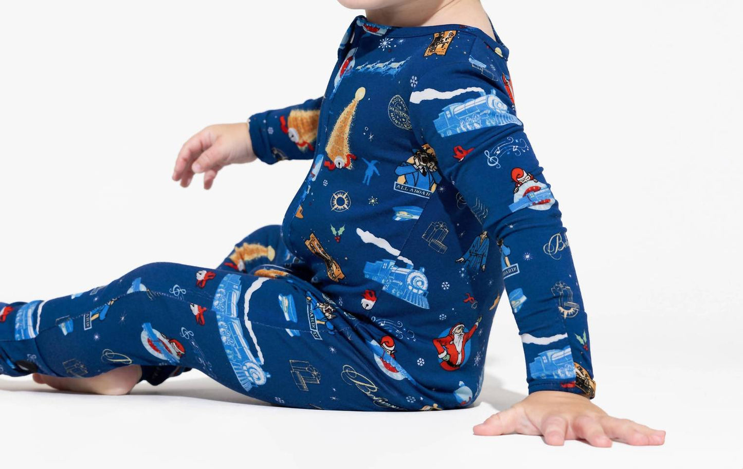 Polar Express Bamboo Convertible Footie
