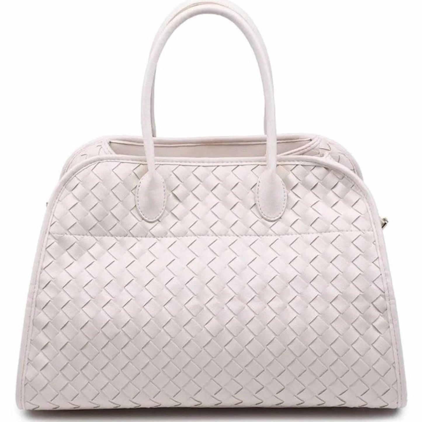Women's Rhonda Woven Vegan Leather Tote Bag