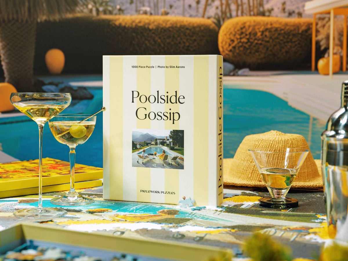 Poolside Gossip Slim Aarons Collab 1000 Piece Puzzle