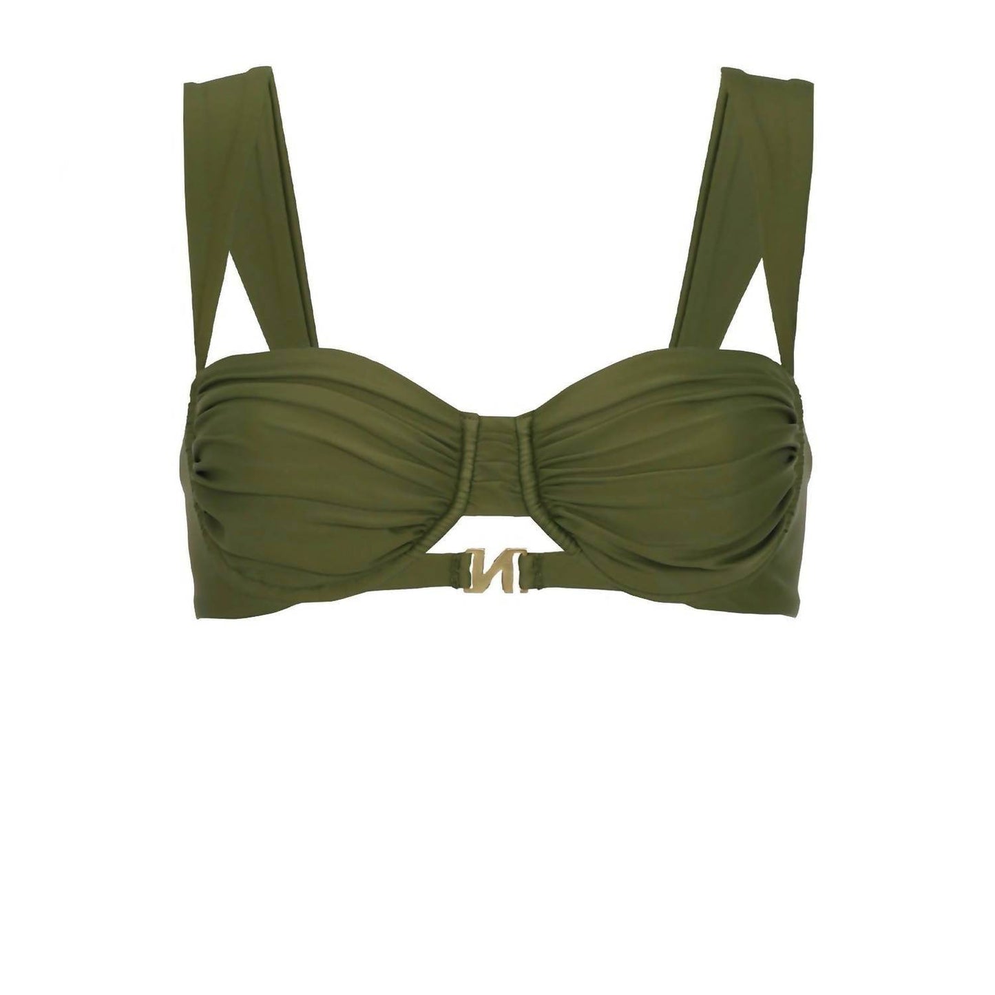 Nelblu - Travesia Pleated Bikini Top - Rack Hunt -