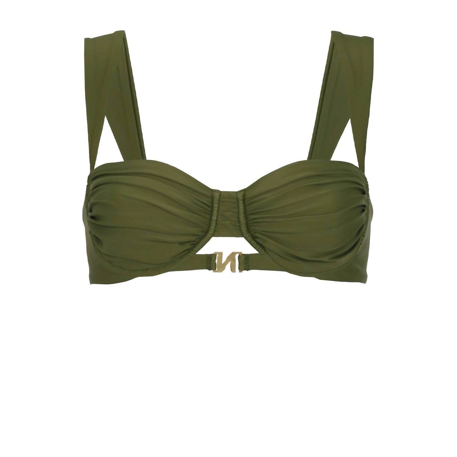 Nelblu - Travesia Pleated Bikini Top - Rack Hunt -