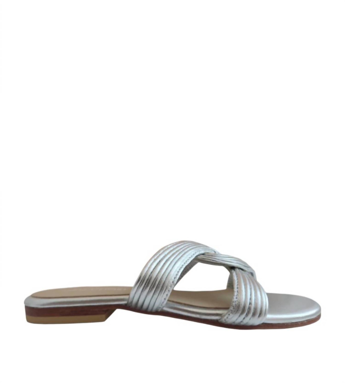 Women's Angela Swirl Leather Flat Sandal