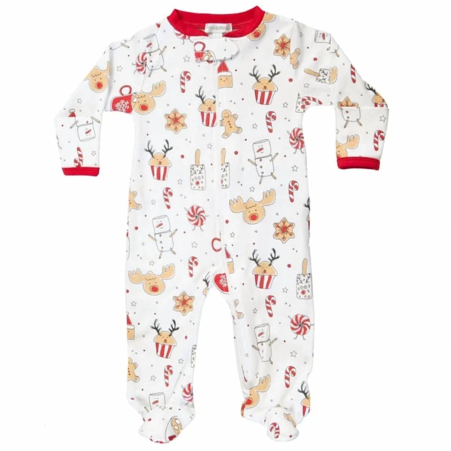 Kids' Holiday Treats Zipper Footie