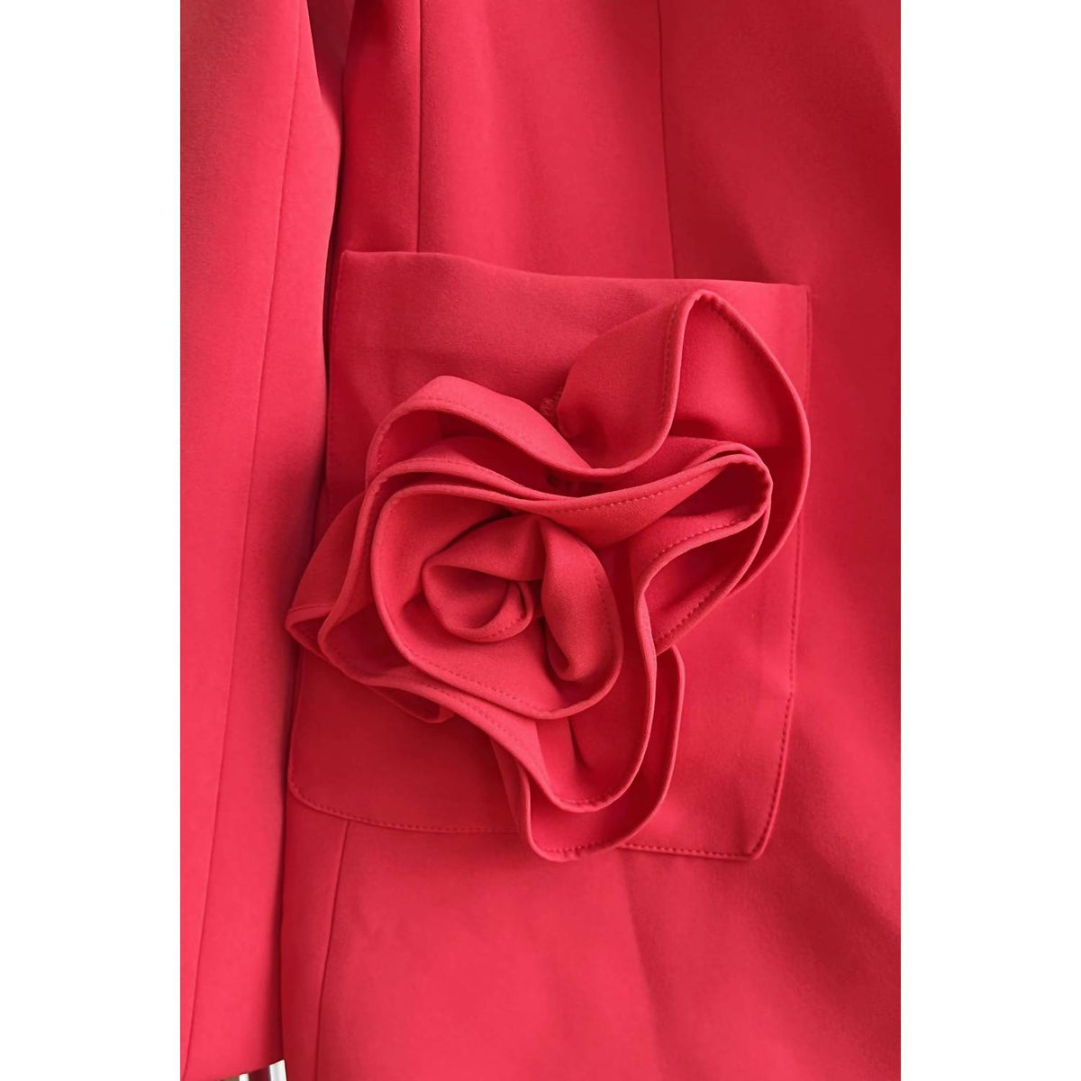 Women's Ruffled Embellishment Blazer
