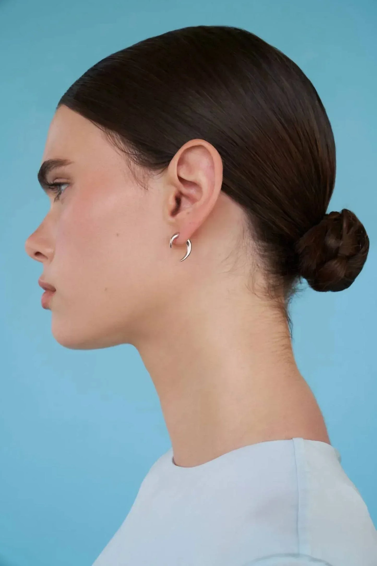 Lili Claspe - Smooth Tusk Ear Jacket Earrings - Rack Hunt