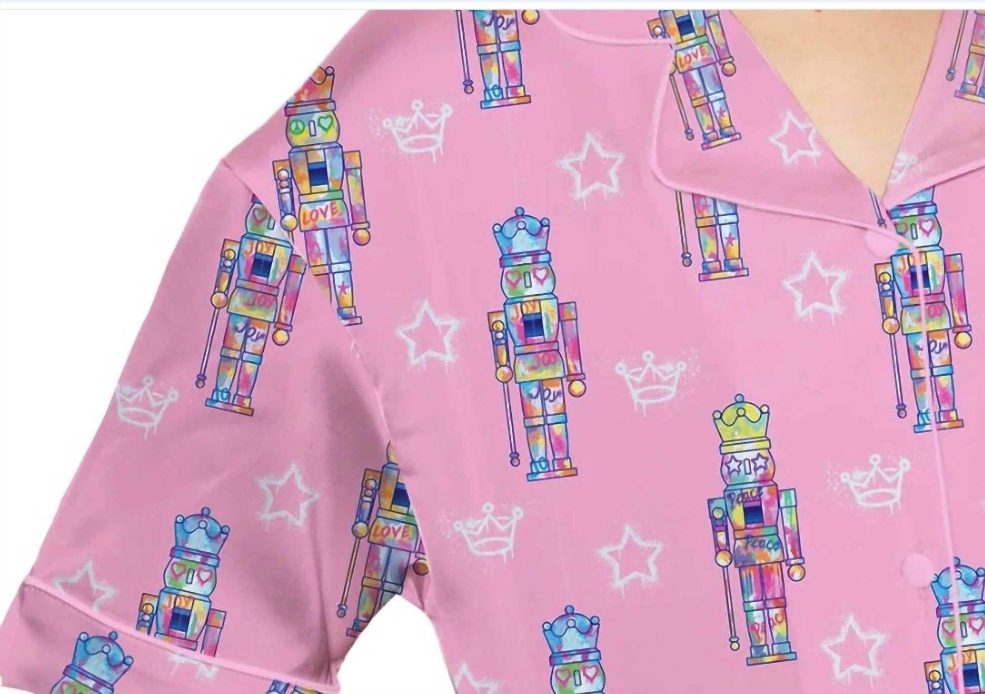 Small Shop - Silky Nutcracker Pajama Pant Set - Rack Hunt -