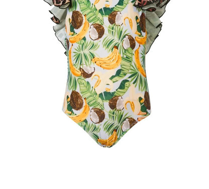 Lia Sahara - Girl's Ruffled One Piece Swimsuit - Rack Hunt