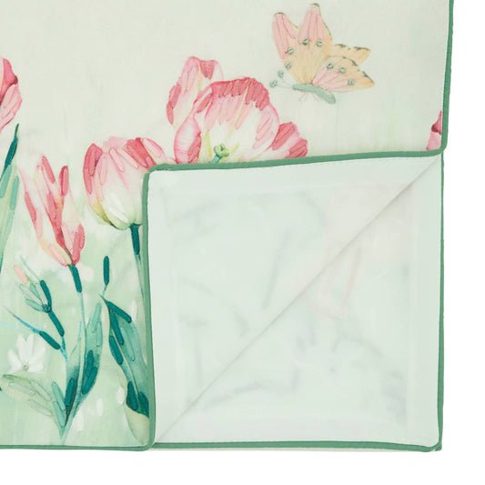 Floral Butterfly Decorative Table Runner