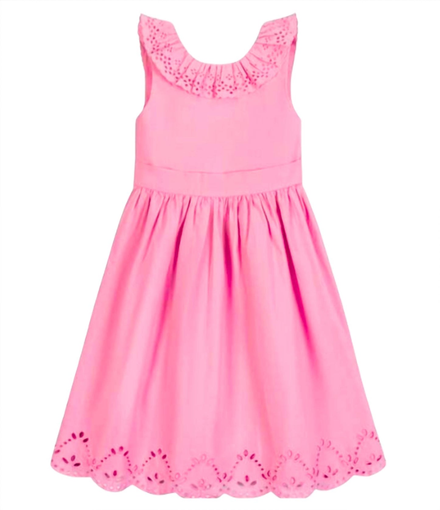 Kid's Organic Classic Eyelet Party Dress