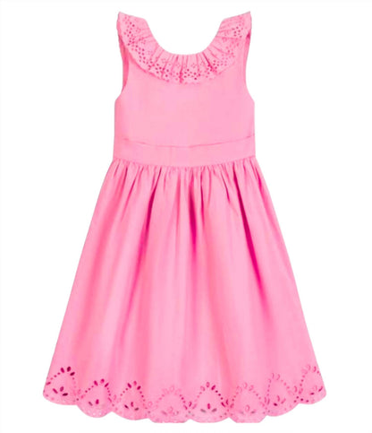 Kid's Organic Classic Eyelet Party Dress