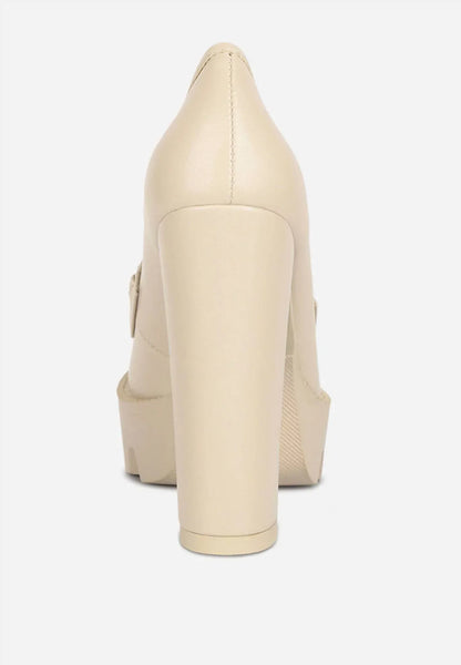 London Rag - Women's Corrine Chained Chunky Loafers - Rack Hunt