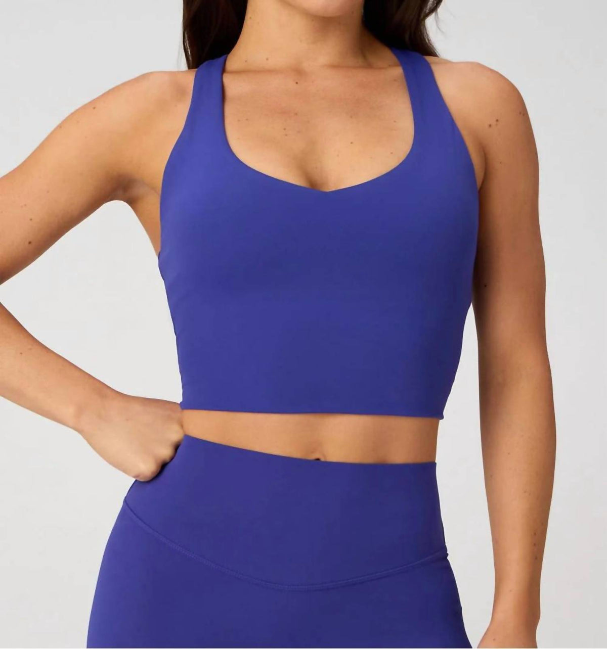 Built-in Cropped Bra Tank
