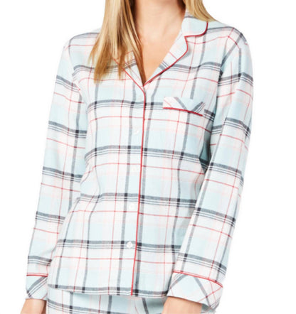 Cotton V-neckline Pajama Top - Petite