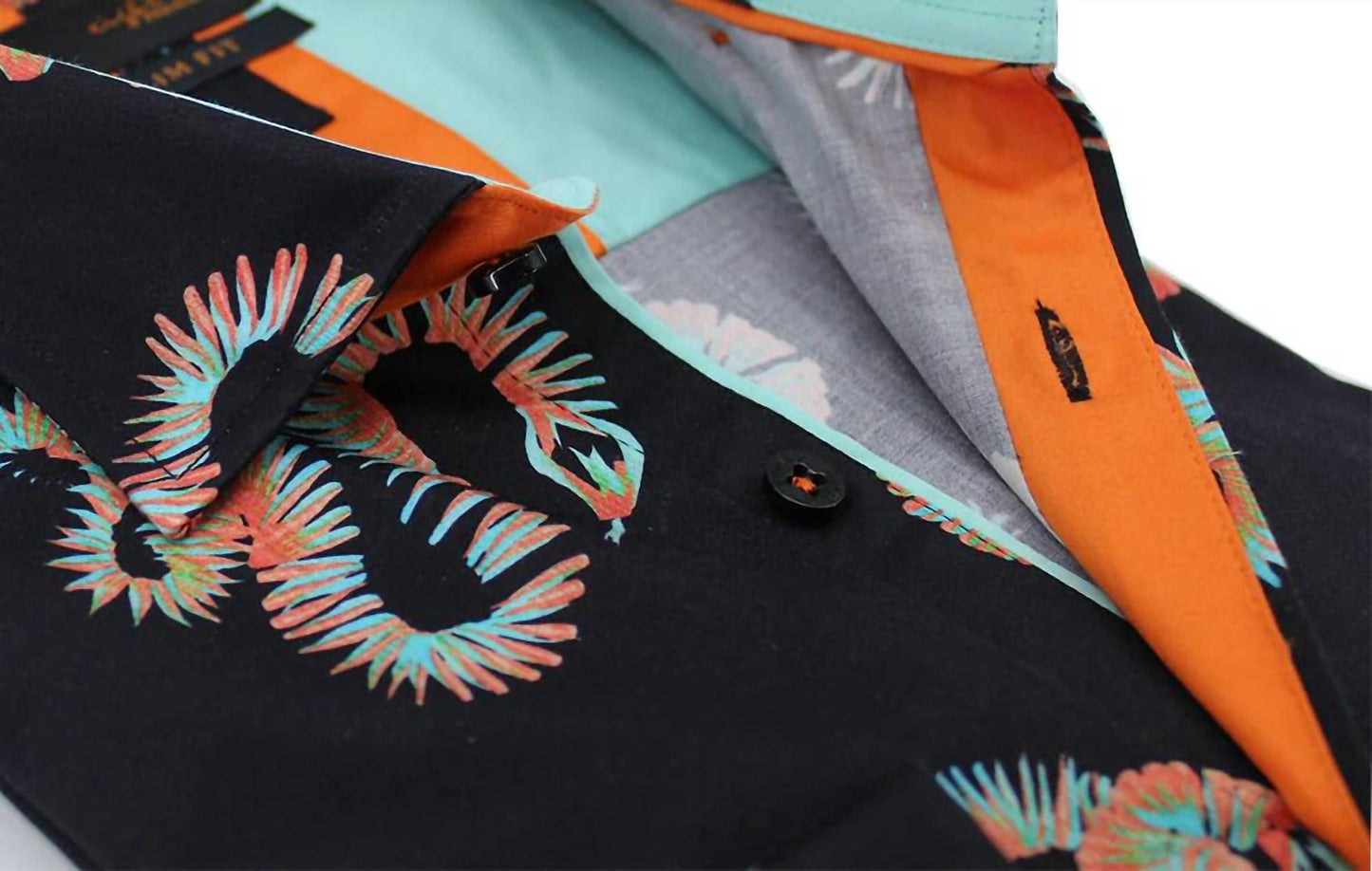 Aztec Snake Print Button Down Shirt