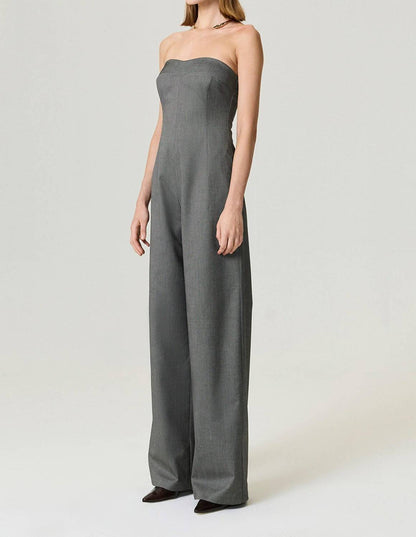 Soho Tailored Strapless Jumpsuit