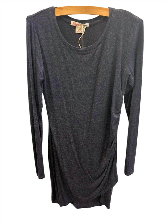 Ragdoll and Rockets - Girl's Draped Lurex Long Sleeve Dress - Rack Hunt -