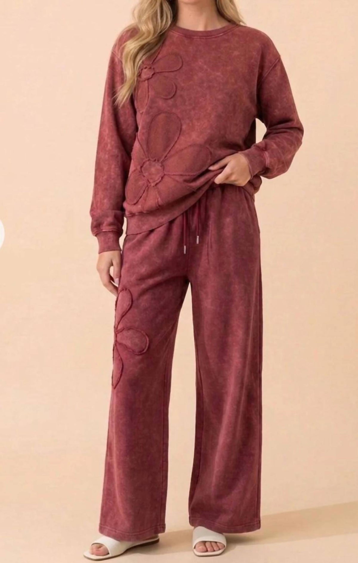 Soft Knit Wide Leg Pants