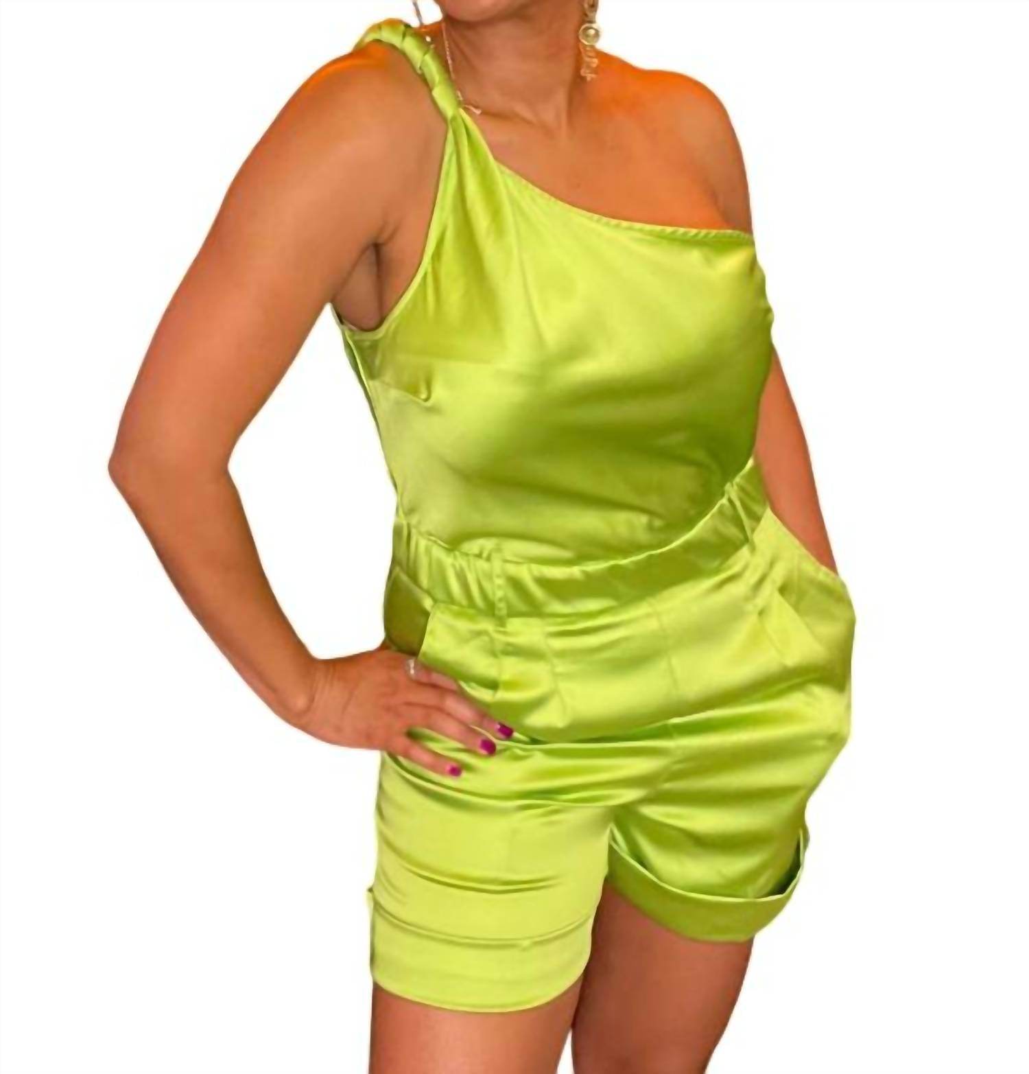 Inspired Fashion - One Sleeve Romper - Rack Hunt -