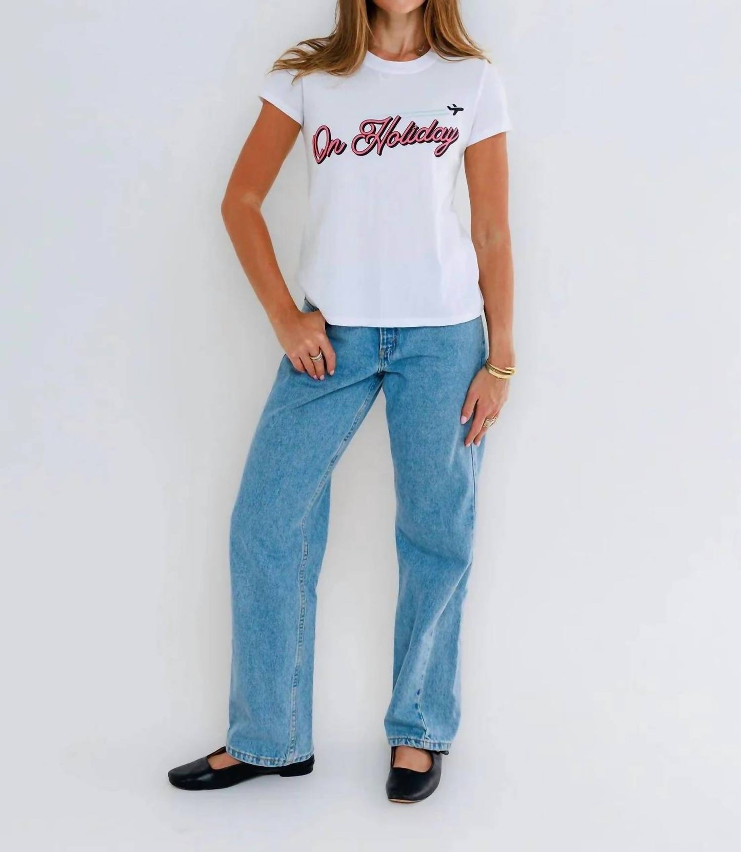 On Holiday Femme Crew Tee